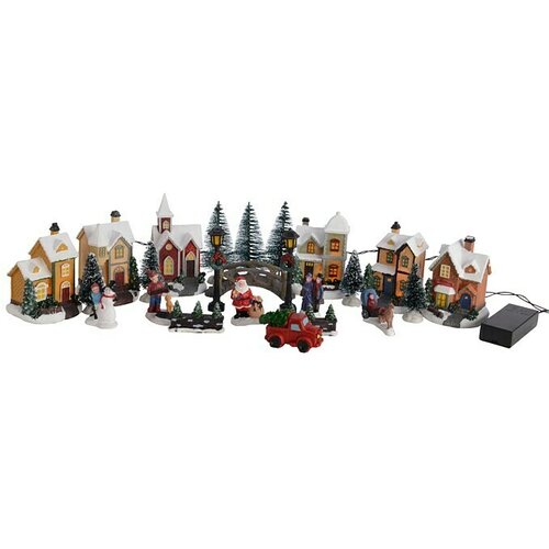  Božićno selo (Višebojno, 6 x 6 x 10,5 cm, LED) Cijene