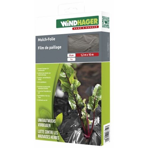 Windhager Folija za malčiranje (D x Š: 10 x 1,2 m, Crne boje) Cijene