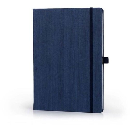  Notes B5 Woody maxi s gumicom, plavi Slike