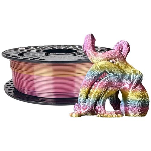 AzureFilm Filament PLA SILK RAINBOW, 1.75mm, 1kg, Tropicana, (21228228) Cene