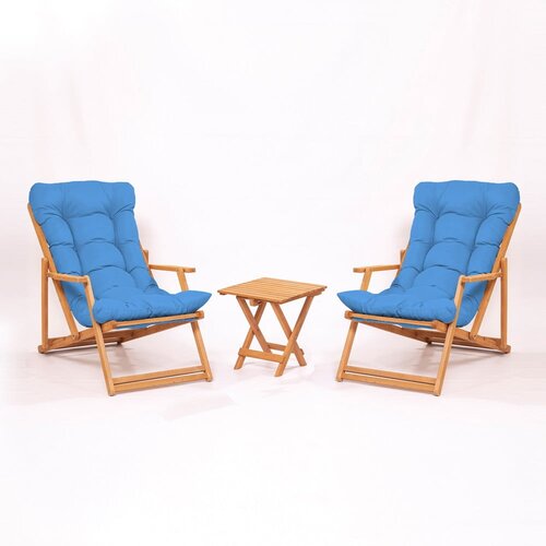 Floriane Garden MY007 - Blue vrtna mizica s stoloma, (21065216) Slike