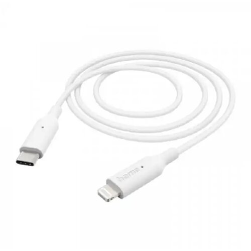 Hama USB polnilni kabel USB 2.0 Apple Lightning vtič \, USB-C&reg; vtič 1.00 m bela 00201598, (20614431) Cene