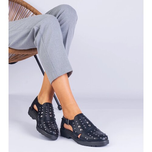 Gemre Black cut-out shoes Eleana Cijene