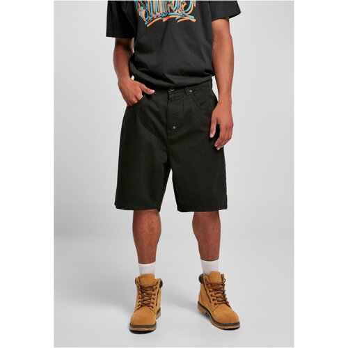 Southpole Twill Chino Shorts Black Slike