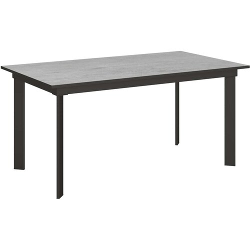 Itamoby &amp;nbsp; Cumar (90x160/220 cm) - siva, barva nog: antracit - raztegljiva jedilna miza, (20842682) Slike