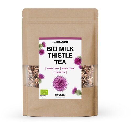 GymBeam bio milk thistle tea 50 g Slike