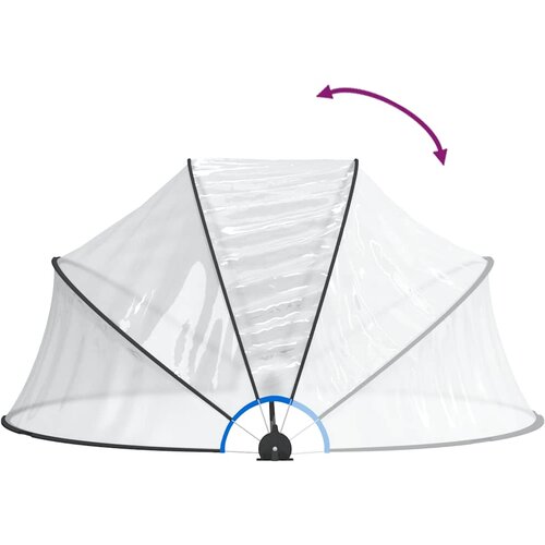  Okrugla bazenska kupola 315 x 158 cm PVC Slike