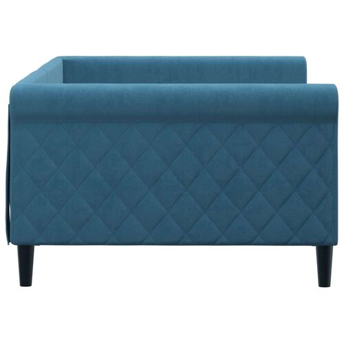 VidaXL Dnevni krevet plavi 100 x 200 cm bar&amp;scaron;unasti Slike