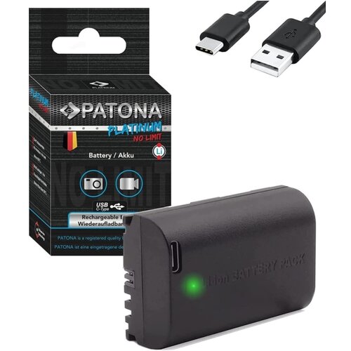Patona Zamenska akumulatorska baterija za Canon LP-E6NH 2600 mAh Li-Ion Platinum USB-C Slike