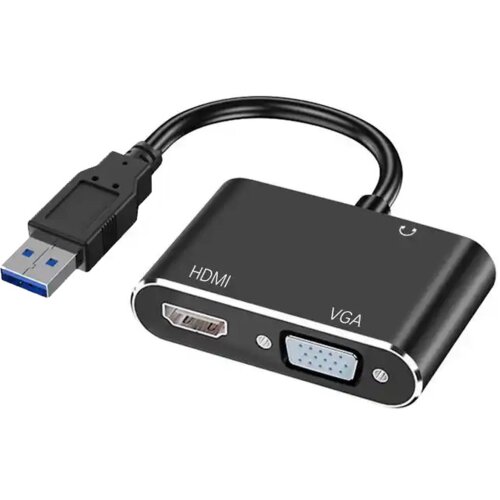 Adapter USB 3.0 na HDMI+VGA JWD-HV12 Slike
