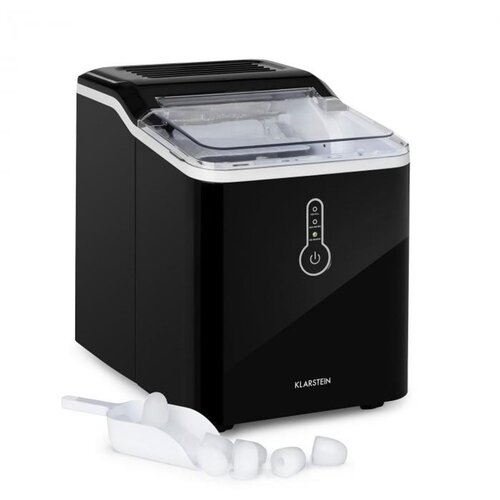Klarstein Chillout, aparat za izdelavo ledu, oble kocke ledu, 12 kg/24 h, posoda za vodo: 1,5 l, črn Cene