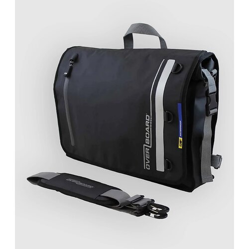 Overboard Waterproof Messenger Courier Bag black Cene