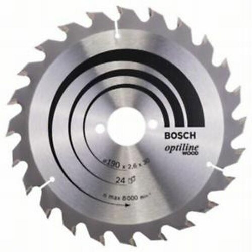 Bosch List kružne testere Optiline Wood 190 x 30 x 2.6 mm. 24 Cene