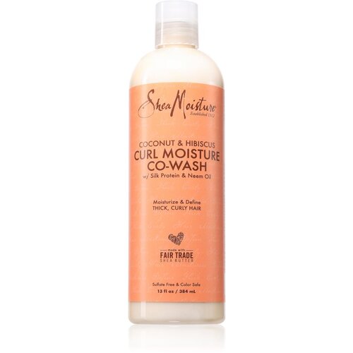 Shea Moisture Coconut &amp;amp; Hibiscus Co-Wash Cleanser globinsko čistilni balzam za kodraste lase 384 ml Slike