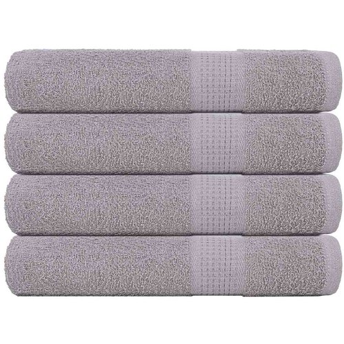 vidaXL Brisače 4 kos siva 100x200 cm 360 g/m² 100% bombaž Cene