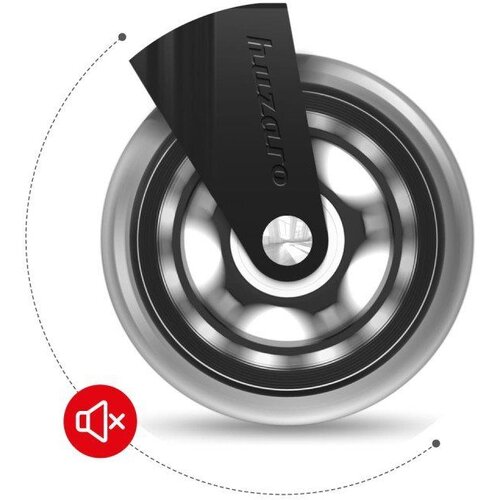  Casters 2.0 Crni kotačići za stolice Slike