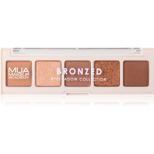 MUA Makeup Academy Professional 5 Shade Palette paleta senčil za oči odtenek Bronzed 3,8 g Cene