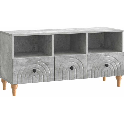 vidaXL TV ormar Betonsko Siva 102 x 34 5 x 50 cm Konstrukcijsko drvo - Betonsko siva Cene