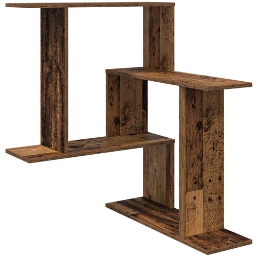 vidaXL Zidna polica Staro drvo 67 x 67 x 87 cm Konstruirano drvo - Staro drvo Cene