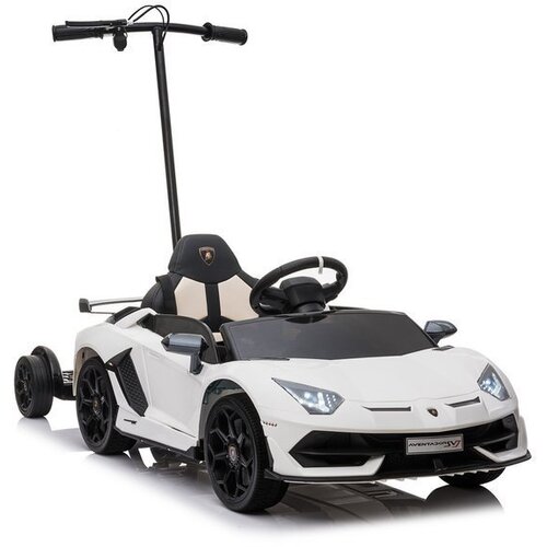  Licencirani auto na akumulator Lamborghini Aventador SX2018 + platforma - bijeli Slike
