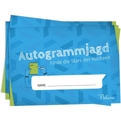 Spielehelden Lov na autogram 10 pitanja o svojstvima 50 kom. DIN A5 razigrani print Cijene