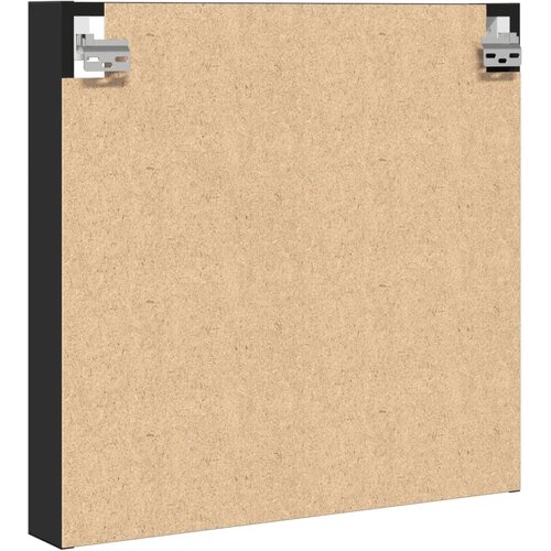  Vitrina crna 60x8,5x58 cm konstruirano drvo Slike