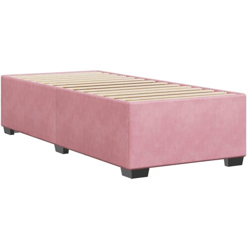 VidaXL Posteljni okvir roza 80x200 cm žamet, (21308462) Slike