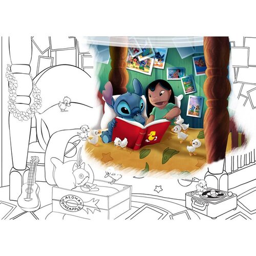 Disney Stitch Puzzle 1000 dijelova, 70 x 50 cm Cene