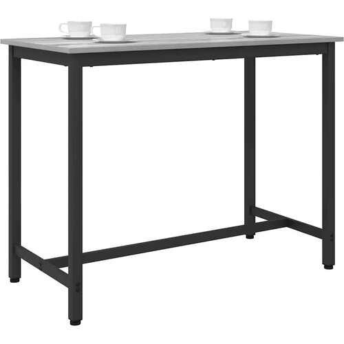  Stol Siva Sonoma 100 x 50 x 76 5 cm Inženjerska drva i čelik Slike