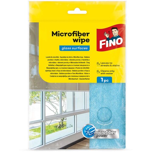 Fino Krpa sa mikrofiberom za staklo Sarantis, Plava Cene