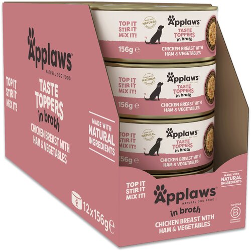  Ekonomično pakiranje Applaws Taste Toppers Natural u temeljcu 24 x 156 g - Piletina sa &amp;scaron;unkom Slike