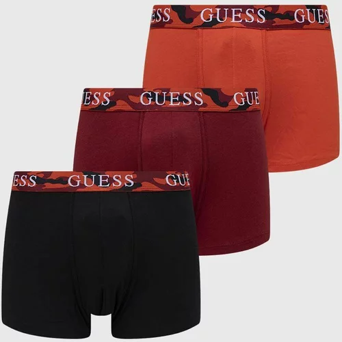 Guess Boksarice 3-pack moški, oranžna barva