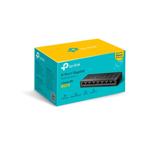 Tp-link Gigabit 8xRj45 101001000Mbps, desktop plastično kući&amp;scaron;te (LS1008G) svič Slike