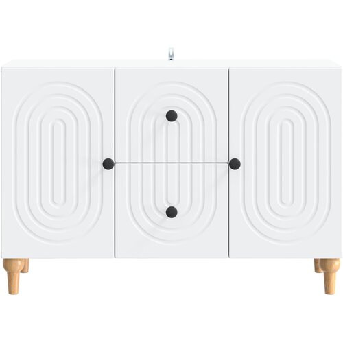  TV ormar s ladicama Bijela 89 x 34 5 x 60 cm Konstruirano drvo - Bijela Slike