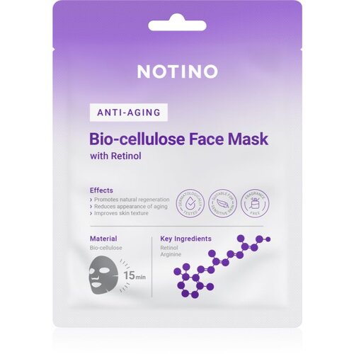 Notino Anti-Aging Bio-Cellulose Face Mask with Retinol sheet maska protiv bora 25 g Cijene