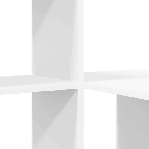 VidaXL Stol s policom Bijelo 131.5 x 50 x 106.5 cm Konstruirano drvo Slike