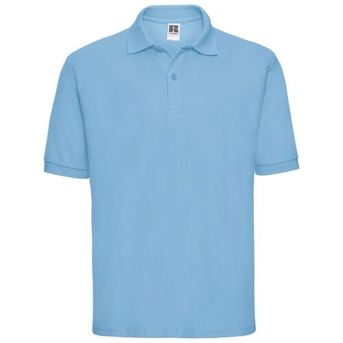 RUSSELL Men's Polycotton Polo Blue T-Shirt Slike