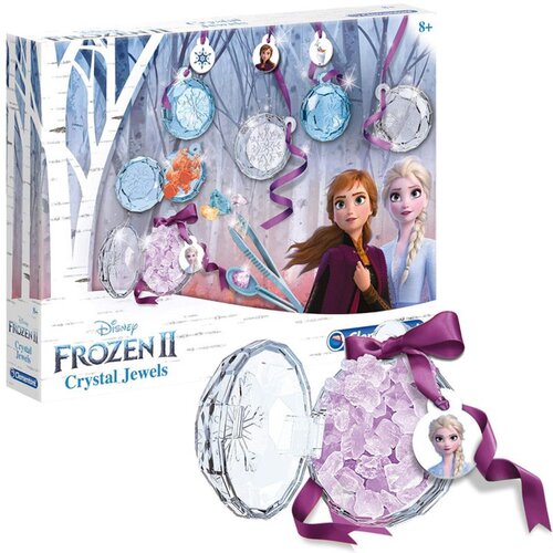 Clementoni Frozen II set za izradu nakita s kristalima, 3 medaljona Slike