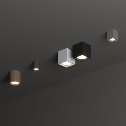Ideal Lux - Spoljna spot svetiljka TECHO 1xGU10/20W/230V prečnik 9 cm IP54 antracit Slike