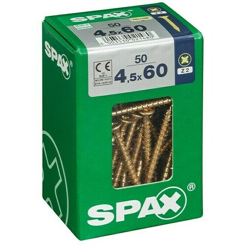 SPAX Univerzalni vijak (4,5 x 60 mm, Puni navoj, 50 Kom.) Cijene