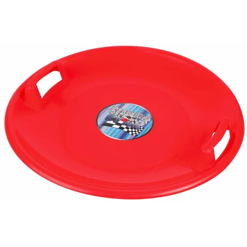 Gizmo Rdeč krožnik za sankanje Gizmo Super Star, ⌀ 60 cm