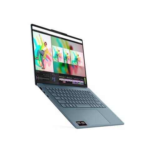 Lenovo Yoga Pro 7 prenosnik z AMD Ryzen AI 9 365, 14,5-palčnim 3K zaslonom, 32 GB RAM, 1 TB SSD, integrirano grafiko (UMA), Windows 11 Home, barva Tidal Teal, 2 leti garancije. Cene