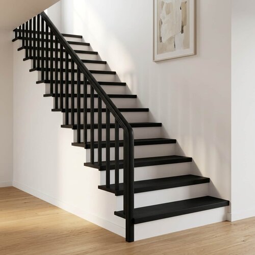 Step treads 2 kom. 80 x 25 x 2 cm Crna Čvrsto drvo bukve Cijene