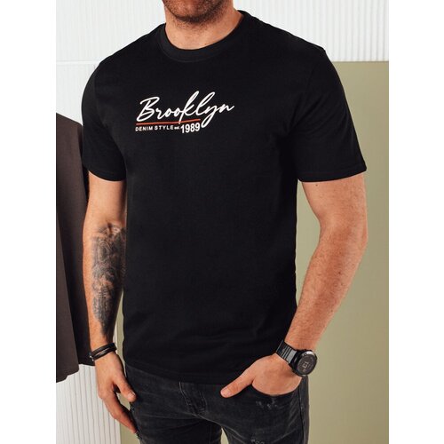 DStreet Men's T-shirt with black print Cene