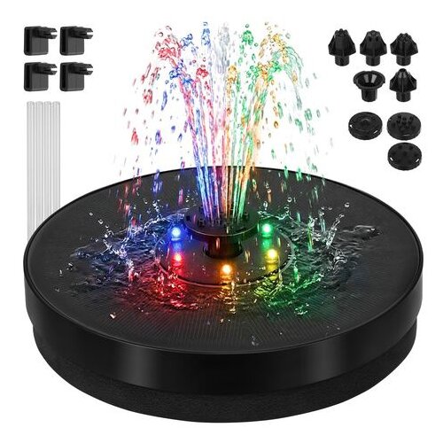 Gardlov plutajuća solarna fontana s RGB LED rasvjetom Slike