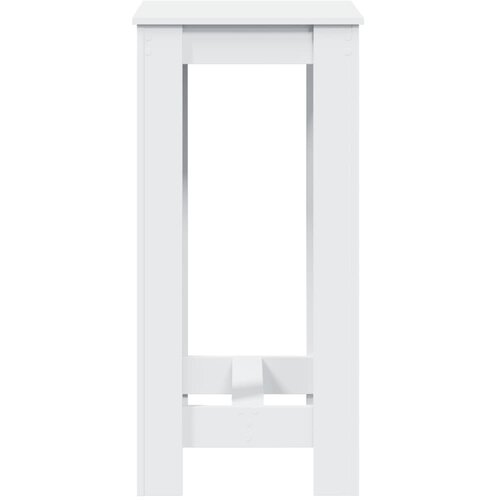  Barski stol bijeli 51 x 50 x 103,5 cm od konstruiranog drva Slike