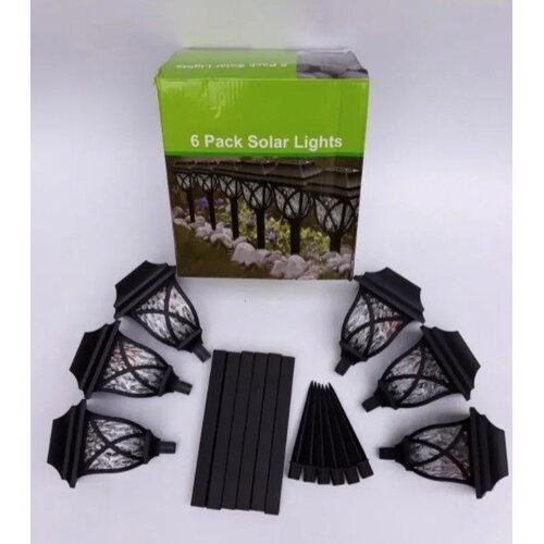  fenjer za dvoriste - ukrasna vodootporna ukrasna lampa 6 kom, solarne bastenske lampe Cene