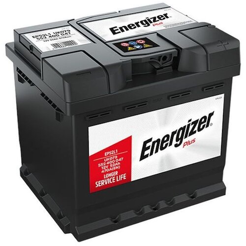 Energizer akumulator Plus 12 V 52 Ah +D Slike