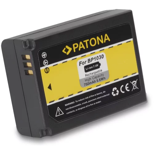 Patona Baterija BP1030 za Samsung NX200 / NX300 / NX500 / NX1000, 750 mAh