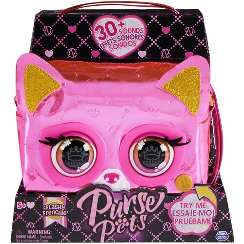 Spin Master Interaktivna modna torbica Purse Pets - Metallic Magic Frenchie Slike